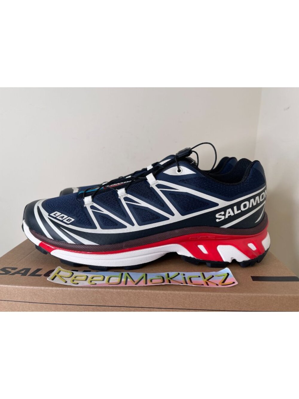 Salomon XT-6 Maritime Blue Black Mens Sizes